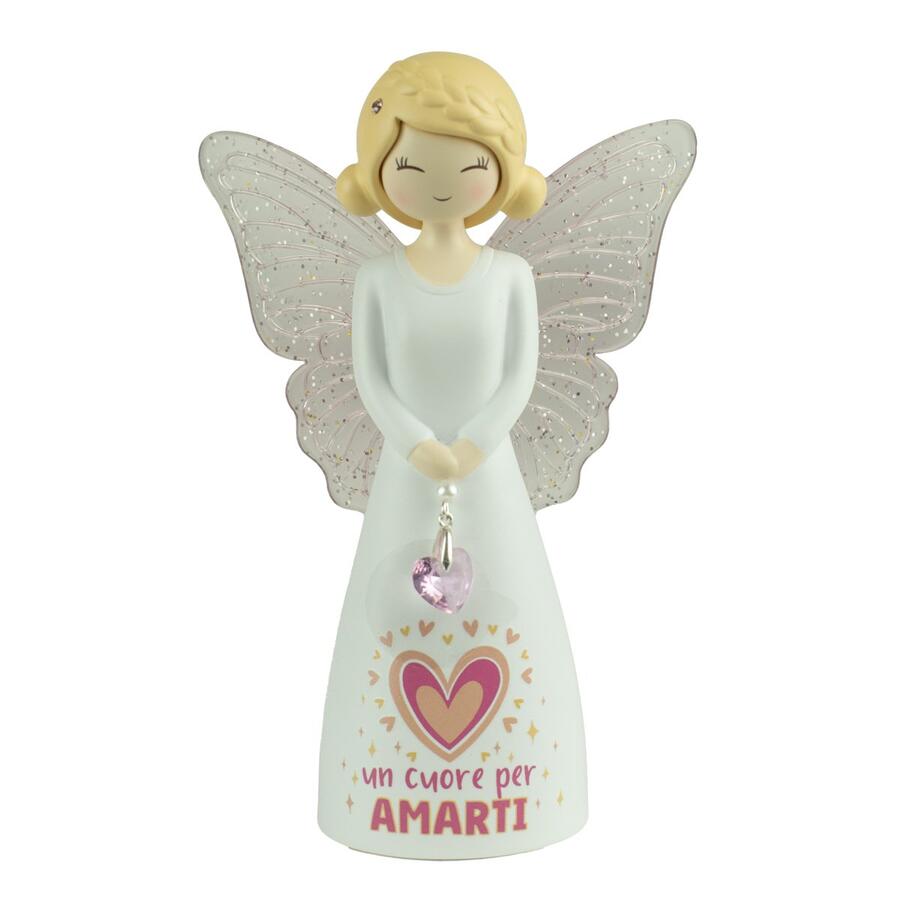 Enesco - Figurina Angelo “Un Cuore per Amarti” – Butterfly Dreamers