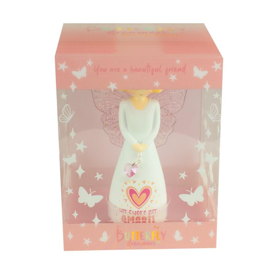 Enesco - Figurina Angelo “Un Cuore per Amarti” – Butterfly Dreamers
