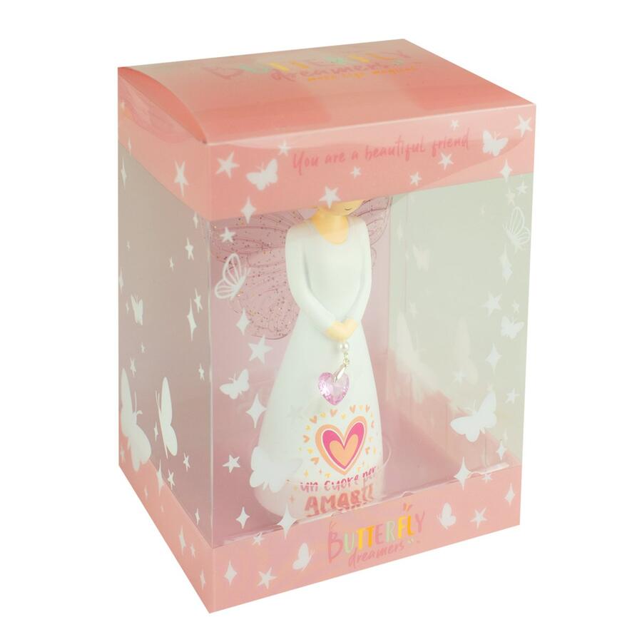 Enesco - Figurina Angelo “Un Cuore per Amarti” – Butterfly Dreamers