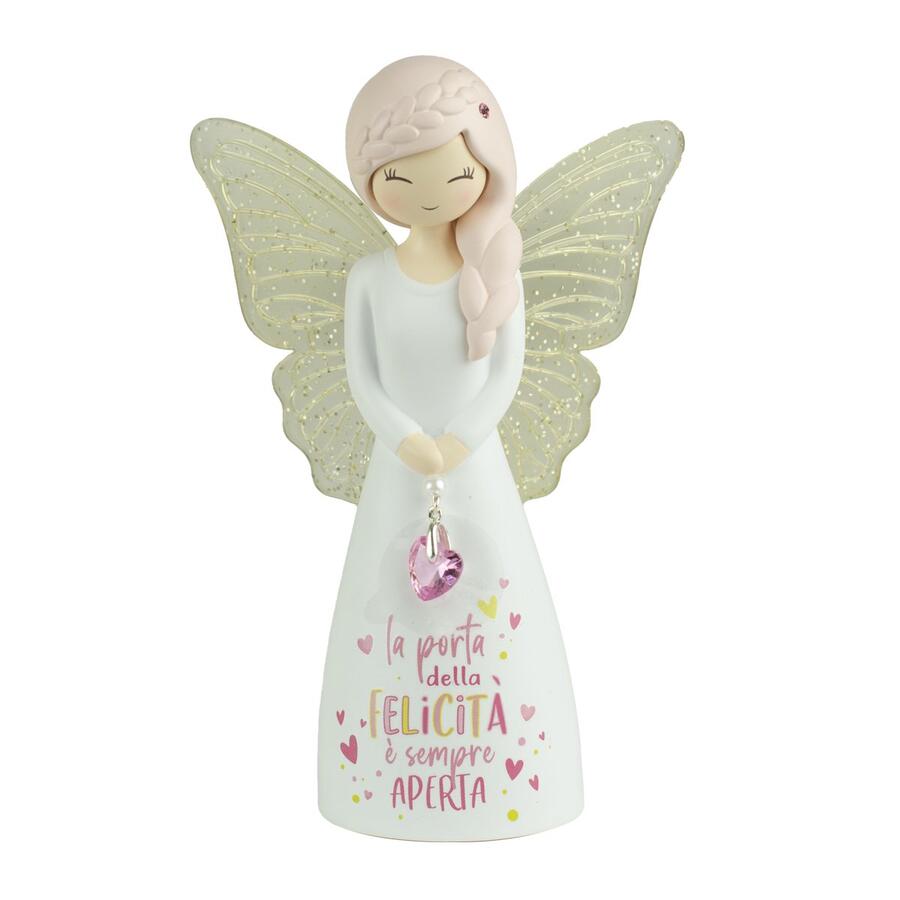 Enesco - Figurina Angelo “Felicità” – Butterfly Dreamers