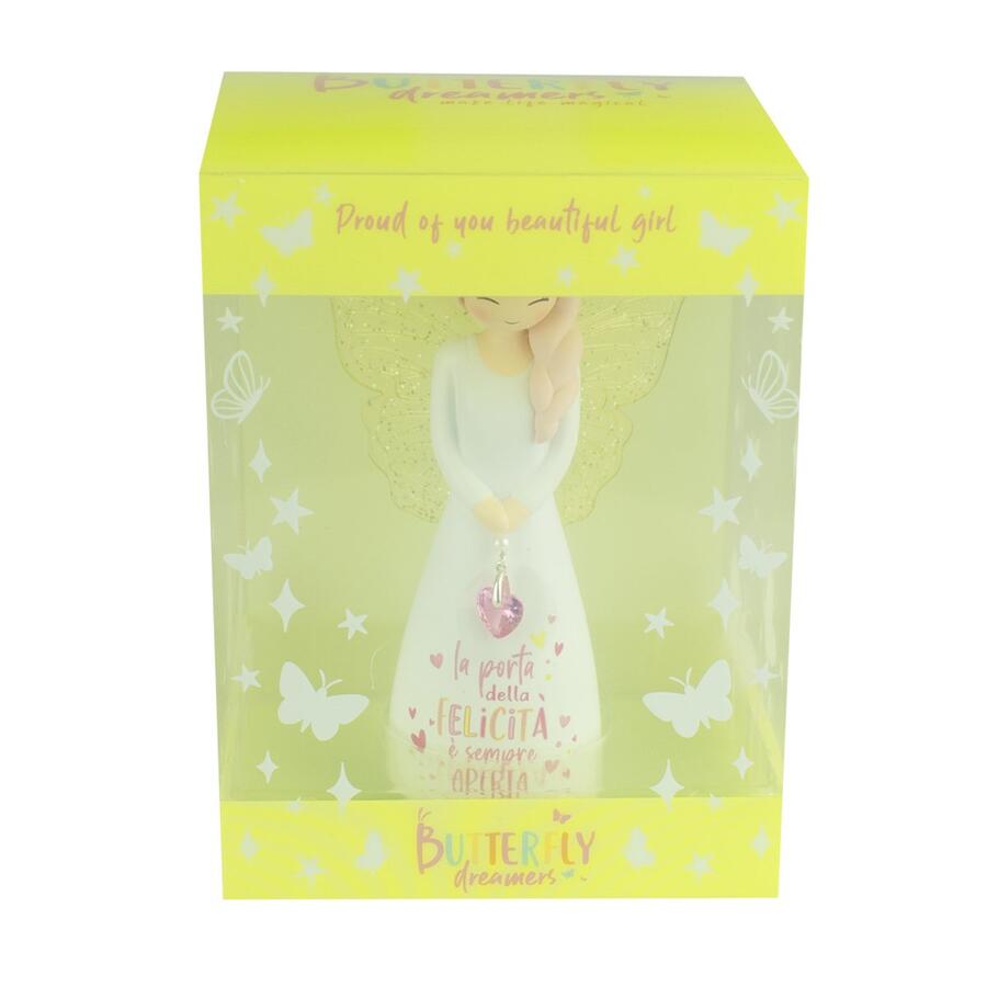 Enesco - Figurina Angelo “Felicità” – Butterfly Dreamers