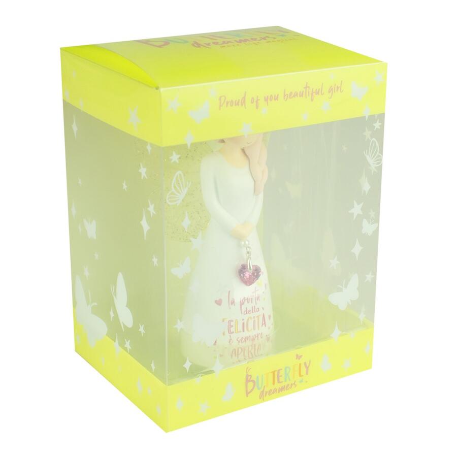 Enesco - Figurina Angelo “Felicità” – Butterfly Dreamers