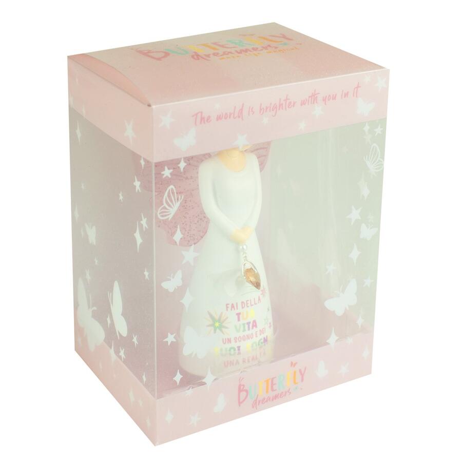 Enesco - Figurina Angelo “Tua Vita Tuoi Sogni” – Butterfly Dreamers 12,5 cm