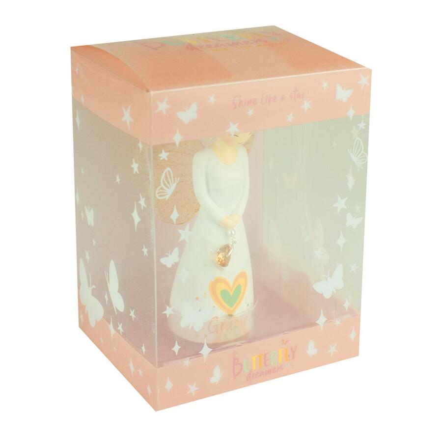 Enesco - Figurina Angelo “Grazie” – Butterfly Dreamers 12,5 cm