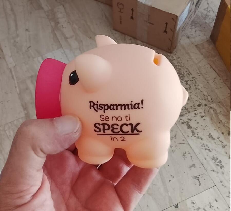 Set 6 Salvadanai Porcellini in PVC – 10 cm