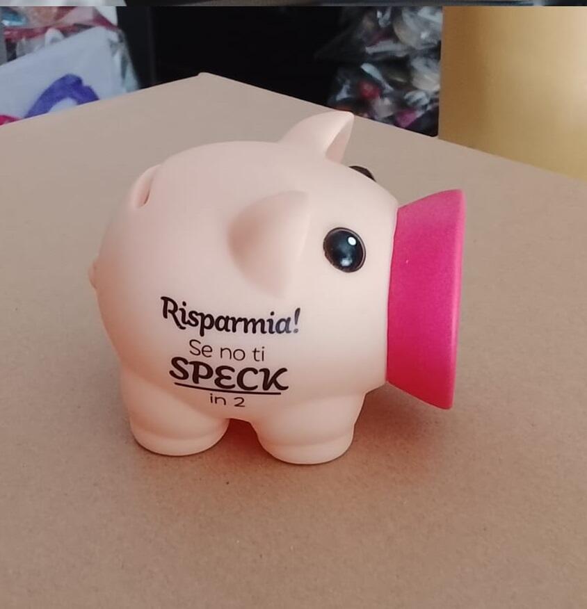 Set 6 Salvadanai Porcellini in PVC – 10 cm