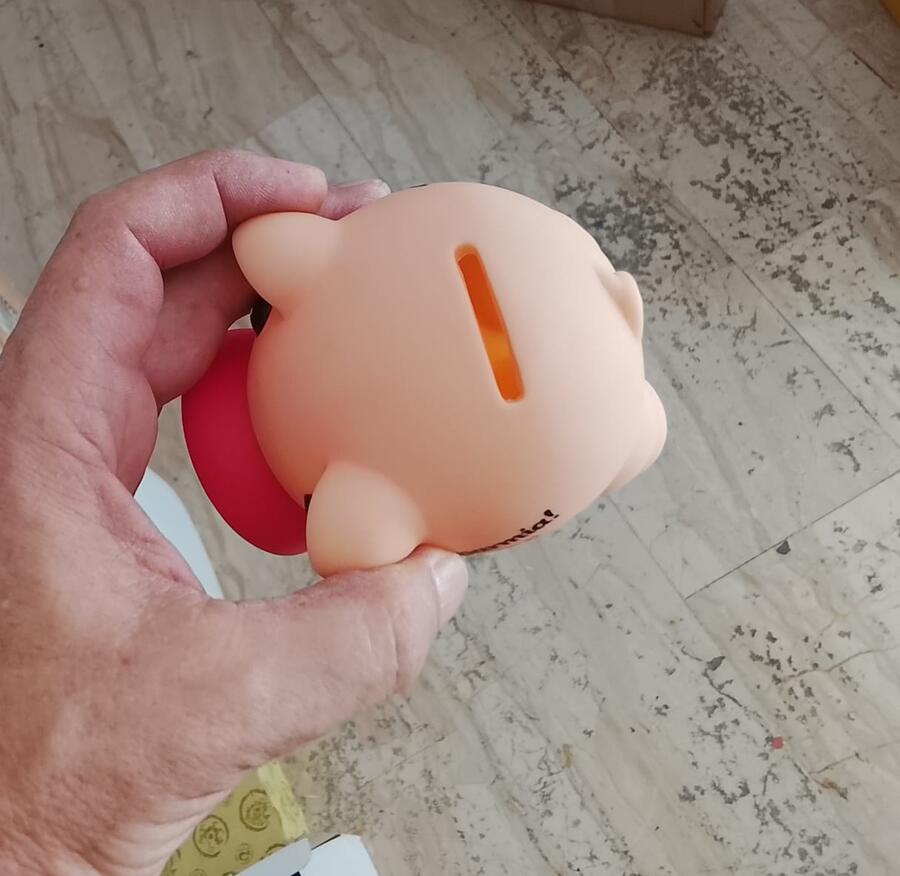 Set 6 Salvadanai Porcellini in PVC – 10 cm