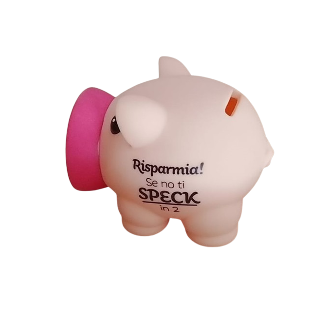 Set 6 Salvadanai Porcellini in PVC – 10 cm