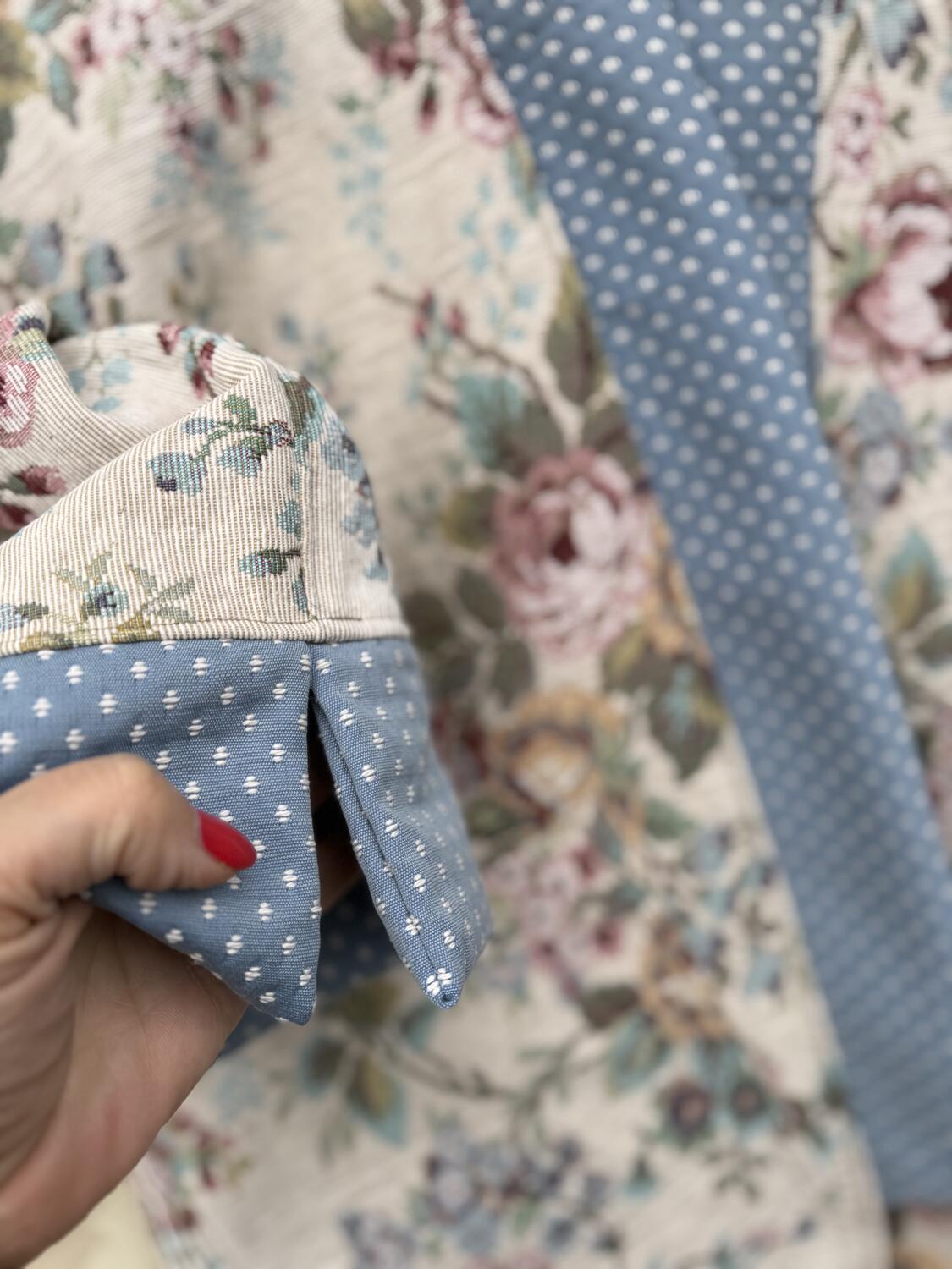 Kimono corto tutto fiori