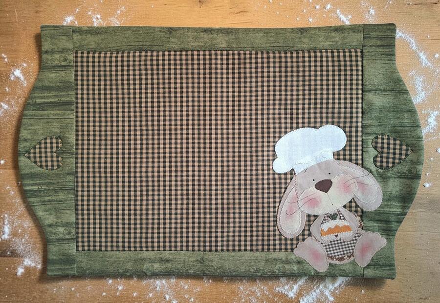 cartamodello tovagliette Coniglio Camillo 