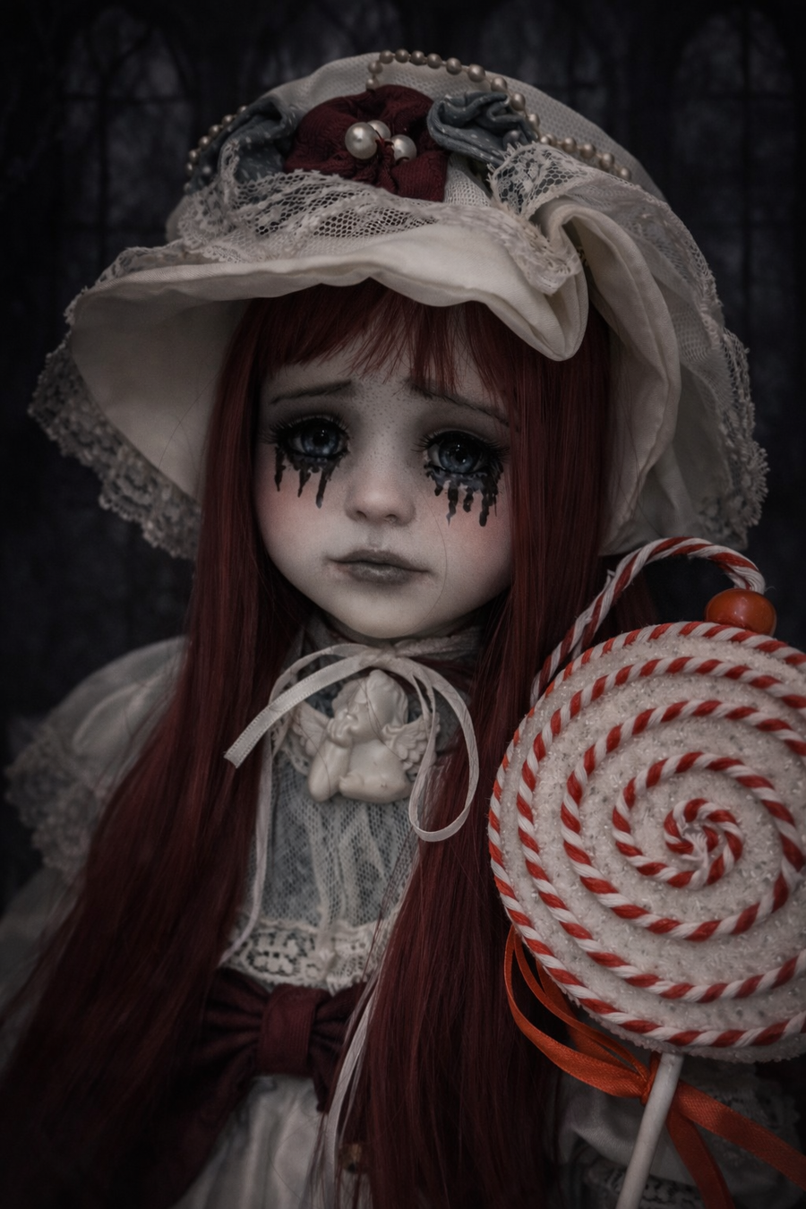 Adelina Bambola in porcellana pezzo unico 