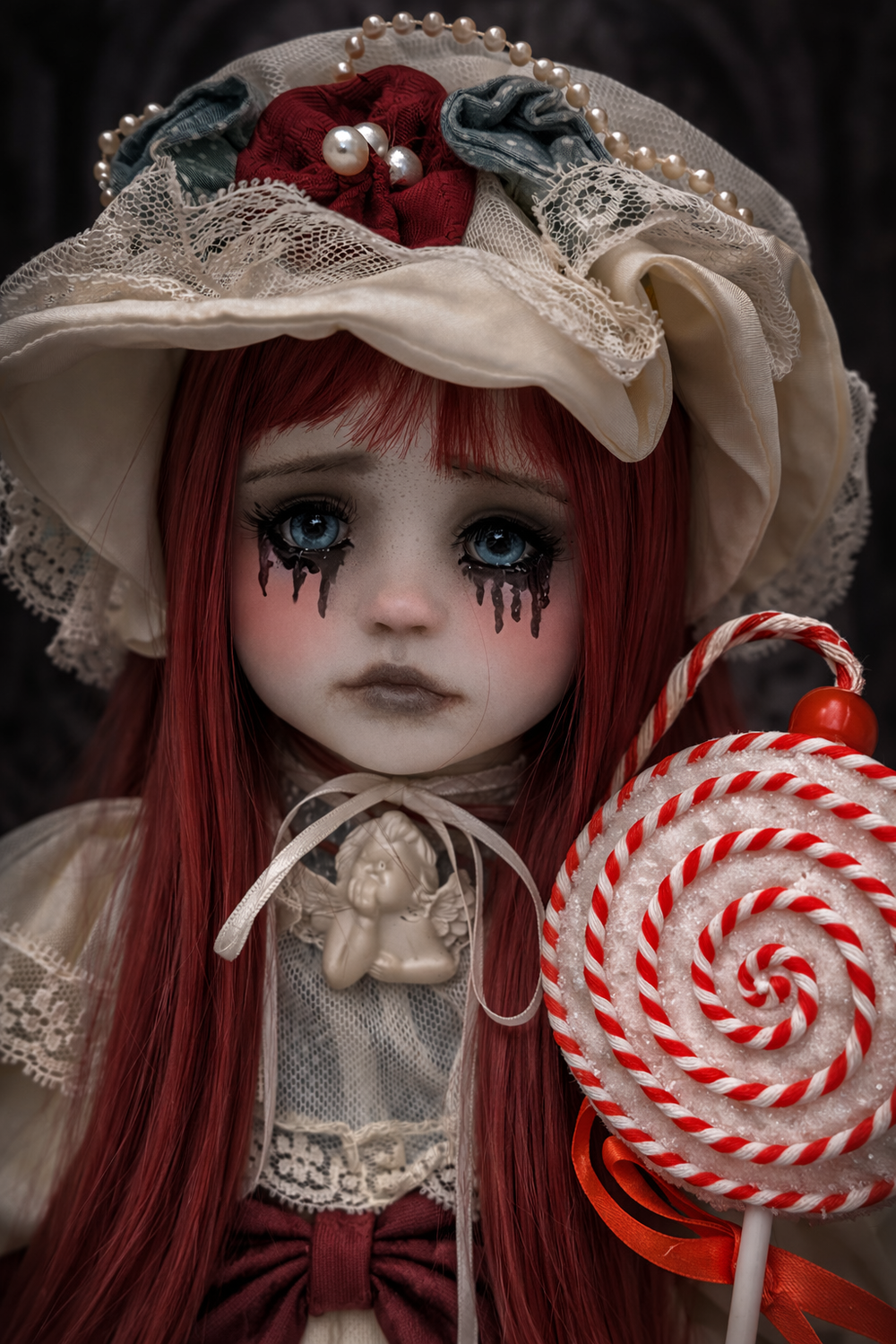 Adelina Bambola in porcellana pezzo unico 