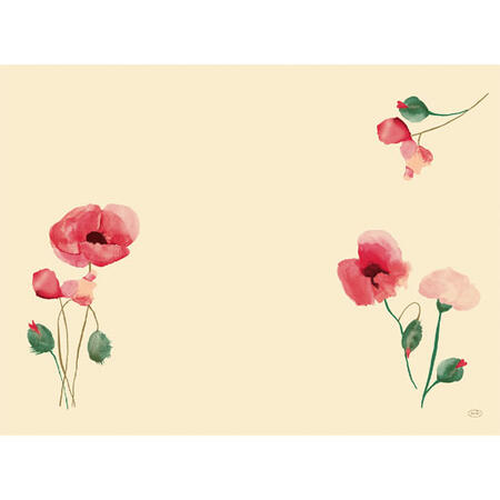 Tovaglietta Poppies cm.30x40  conf.100 pezzi 