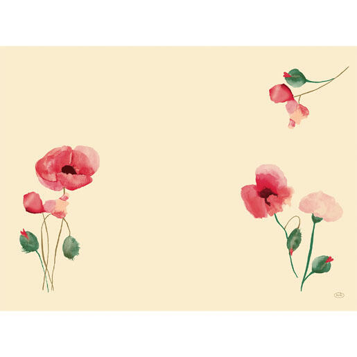 Tovaglietta Poppies cm.30x40  conf.100 pezzi 