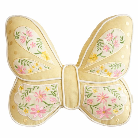 Clodette - Cuscino Farfalla Gialla 45×37 cm