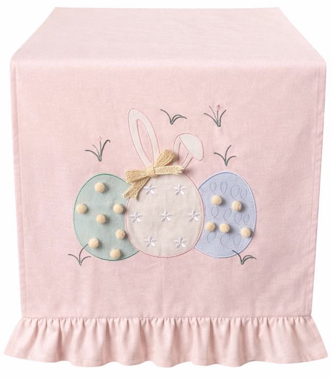 Clodette - Runner Pasquale Pom Pom 170×45 cm