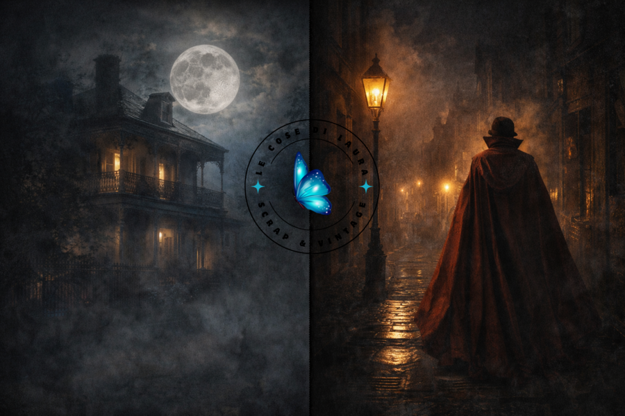 🩸 MIDNIGHT CHRONICLES Kit Digitale Junk Journal – Atmosfere Gotiche e Vampiri