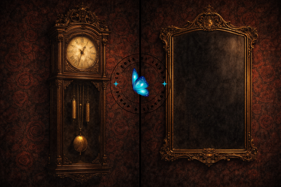 🩸 MIDNIGHT CHRONICLES Kit Digitale Junk Journal – Atmosfere Gotiche e Vampiri