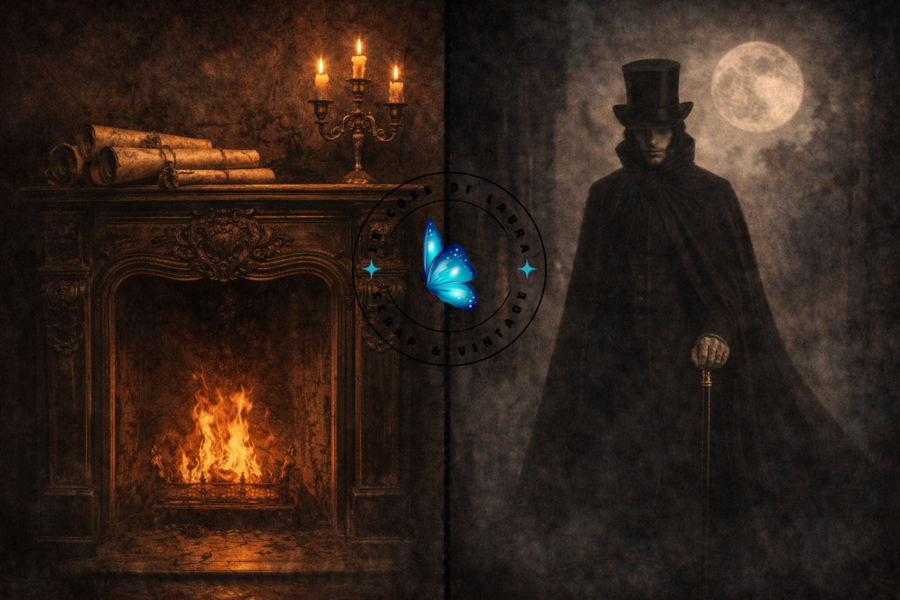 🩸 MIDNIGHT CHRONICLES Kit Digitale Junk Journal – Atmosfere Gotiche e Vampiri