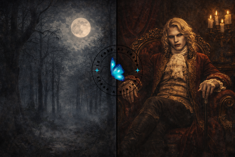 🩸 MIDNIGHT CHRONICLES Kit Digitale Junk Journal – Atmosfere Gotiche e Vampiri