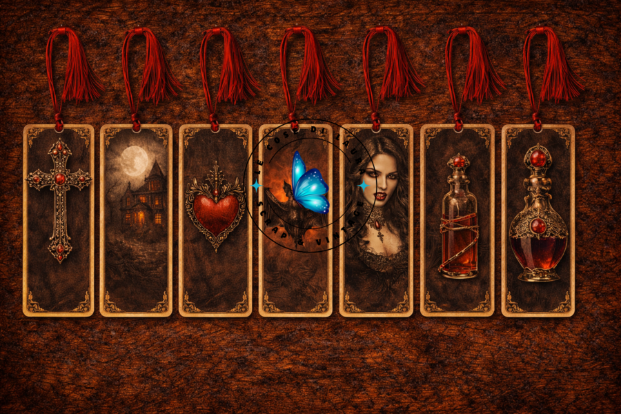 🩸 MIDNIGHT CHRONICLES Kit Digitale Junk Journal – Atmosfere Gotiche e Vampiri