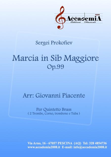 MARCIA IN SIb MAGGIORE Op.99 (Quintetto di Ottoni) - Giovanni Piacente / Sergej Sergeevič Prokofiev