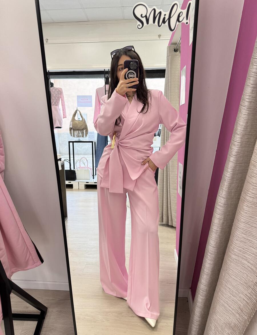 NOVITÀ Completo giacca dettaglio oro & pantalone palazzo