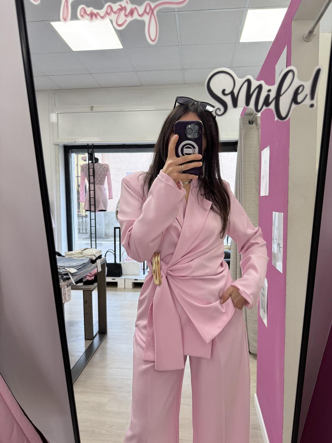 NOVITÀ Completo giacca dettaglio oro & pantalone palazzo