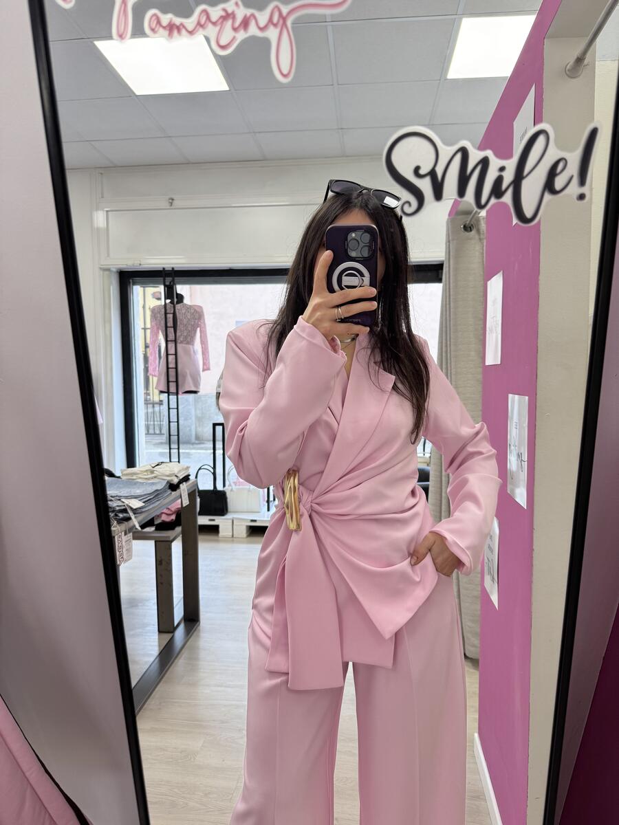 NOVITÀ Completo giacca dettaglio oro & pantalone palazzo