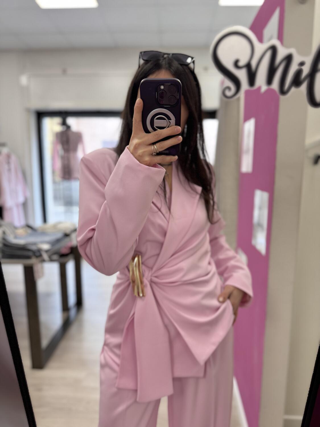 NOVITÀ Completo giacca dettaglio oro & pantalone palazzo