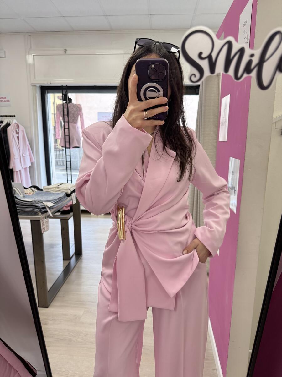 NOVITÀ Completo giacca dettaglio oro & pantalone palazzo