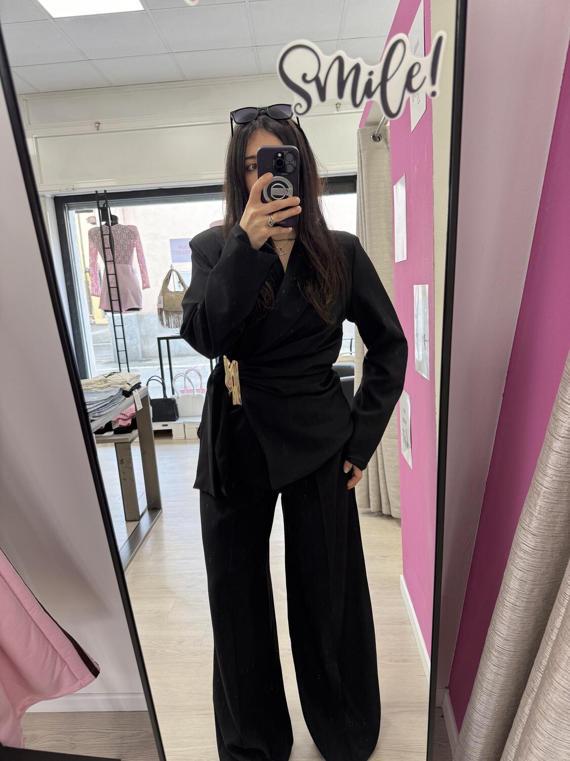 NOVITÀ Completo giacca dettaglio oro & pantalone palazzo