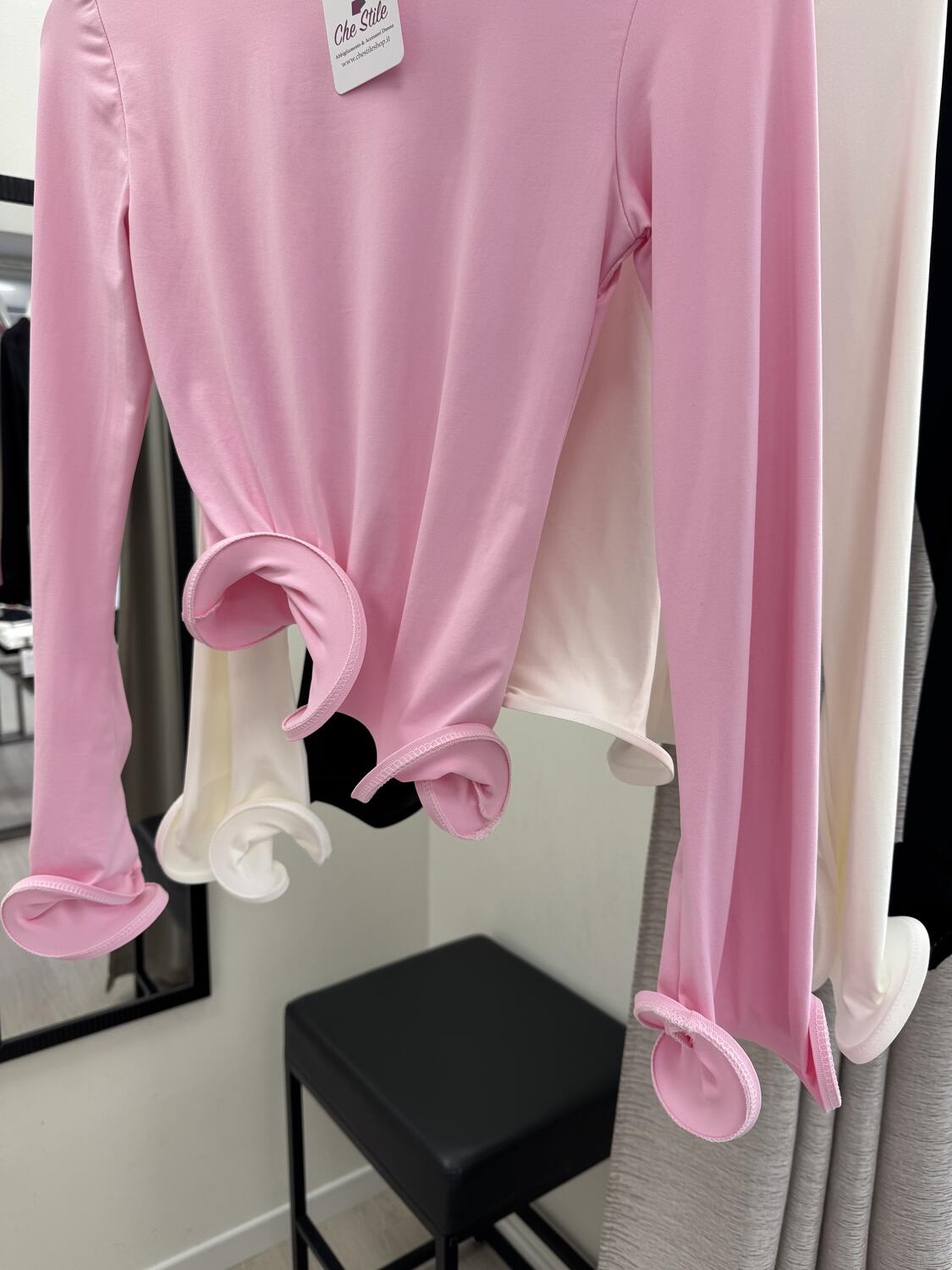 NOVITÀ Maglia in lycra con voulant 