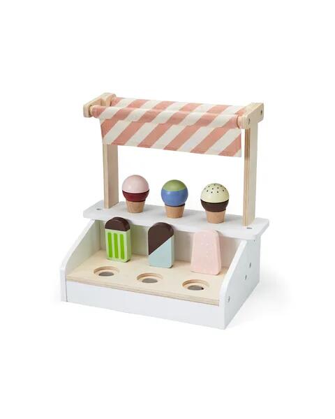Set di gioco con banco del gelato.