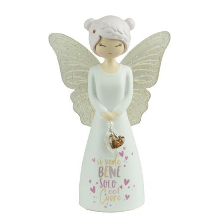 Figurina Angelo “Si Vede Bene Solo Col Cuore” – Butterfly Dreamers | 12,5 cm