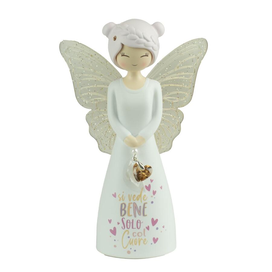 Figurina Angelo “Si Vede Bene Solo Col Cuore” – Butterfly Dreamers | 12,5 cm