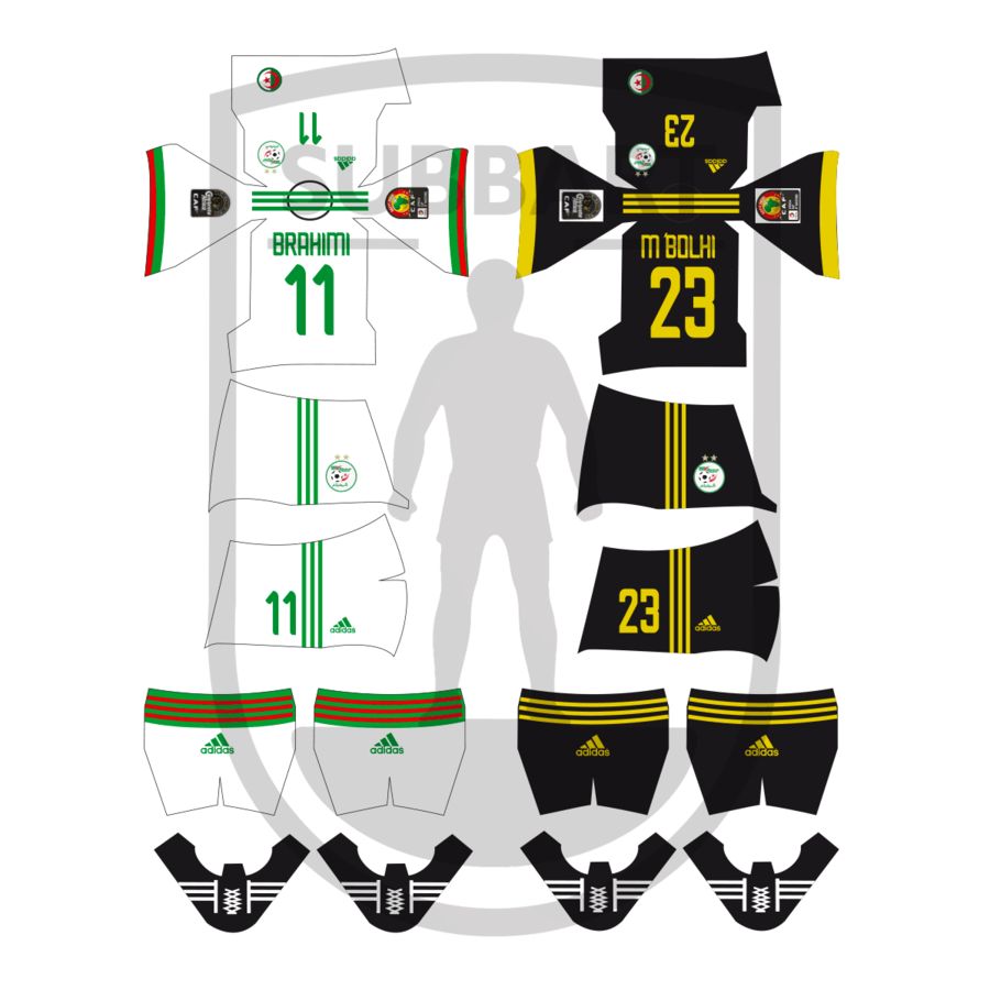 DECALS ALGERIA COPPA D'AFRICA