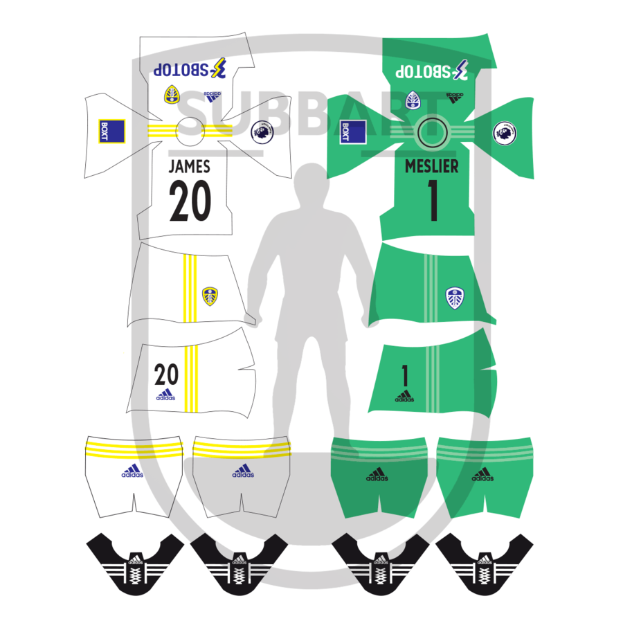 DECALS LEEDS UTD AWAY 2021/2022