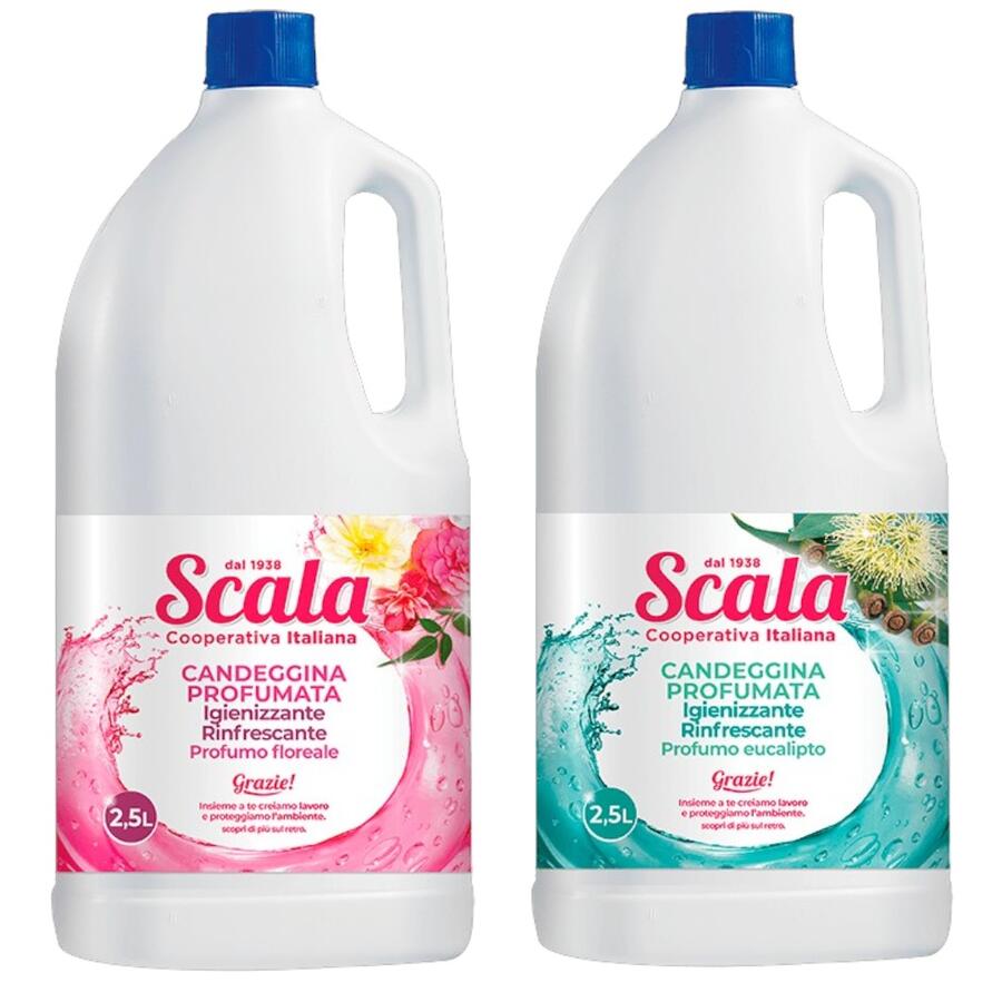 SCALA CANDEGGINA PROFUMATA EUCALIPTO/ FLOREALE 2,5 LT (Confezione da 12 pezzi) 