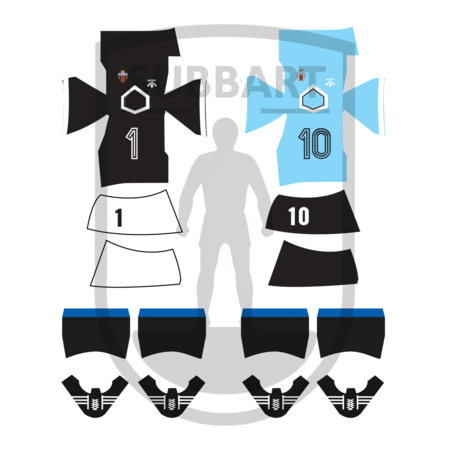 DECALS URUGUAY WORLD CUP 1974