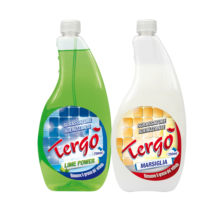 TERGO' SGRASSATORE SPRAY RICARICA 750 ML LIMONE/MARSIGLIA (Confezione da 24 pezzi) 