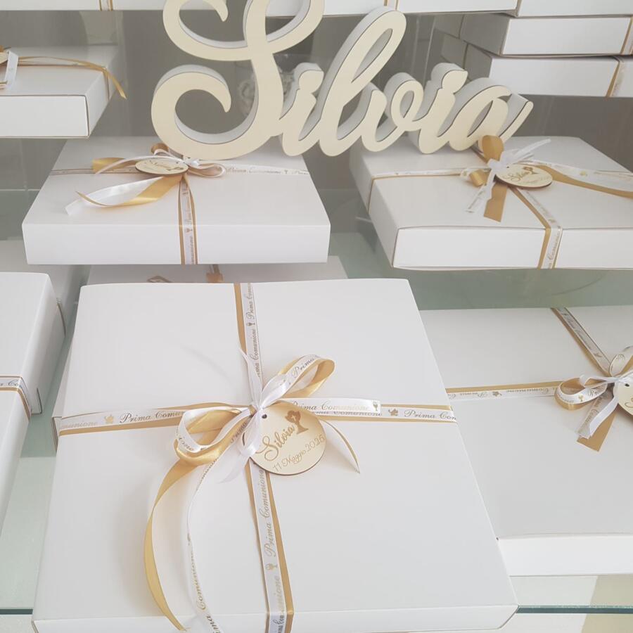 Orologio Calendario perpetuo 23cm legno naturale scatola cartoncino