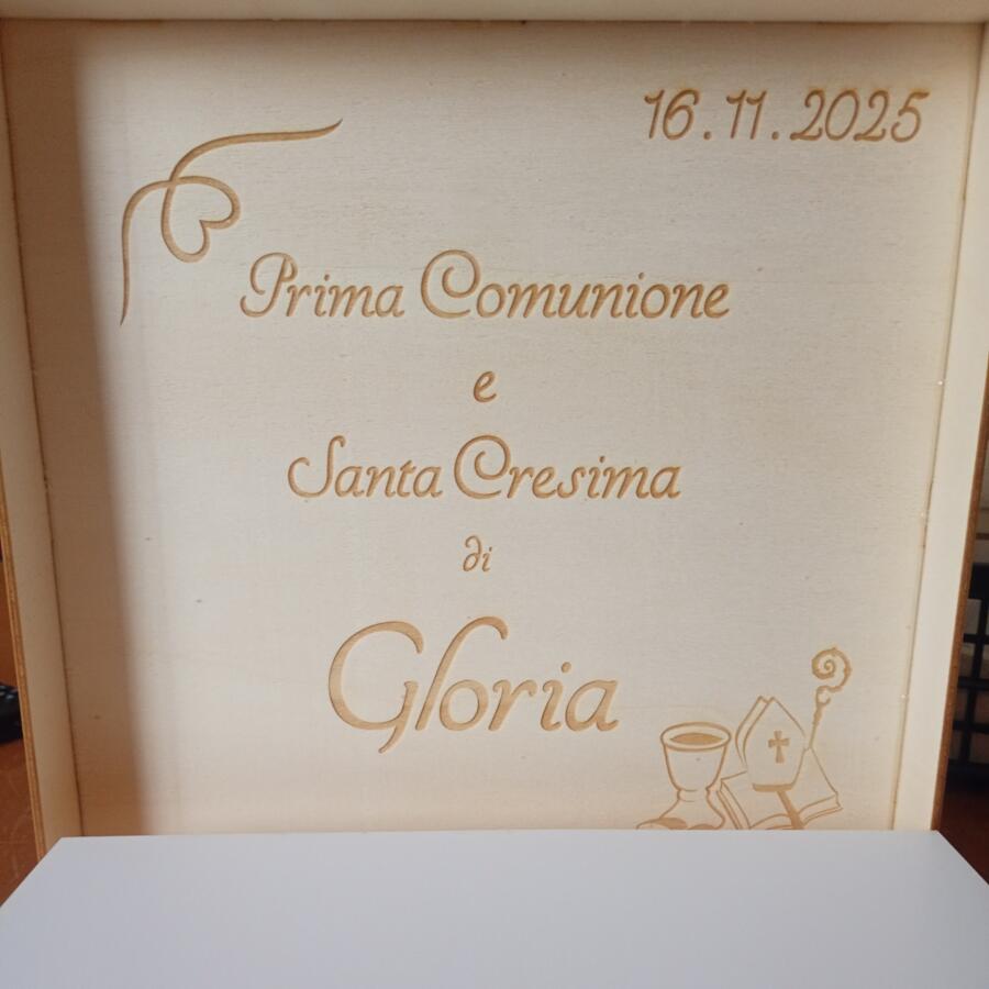 Orologio Calendario perpetuo 23cm legno+ cofanetto