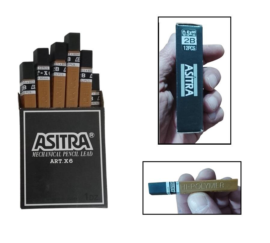 144 Mine Astra 0.5 2B – 12 Tubetti Vintage 1973 – Fondo di Magazzino Sigillato – NOS