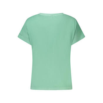 North Sails T-Shirt Maniche Corte Donna Verde Stampa in Rilievo Taglia 