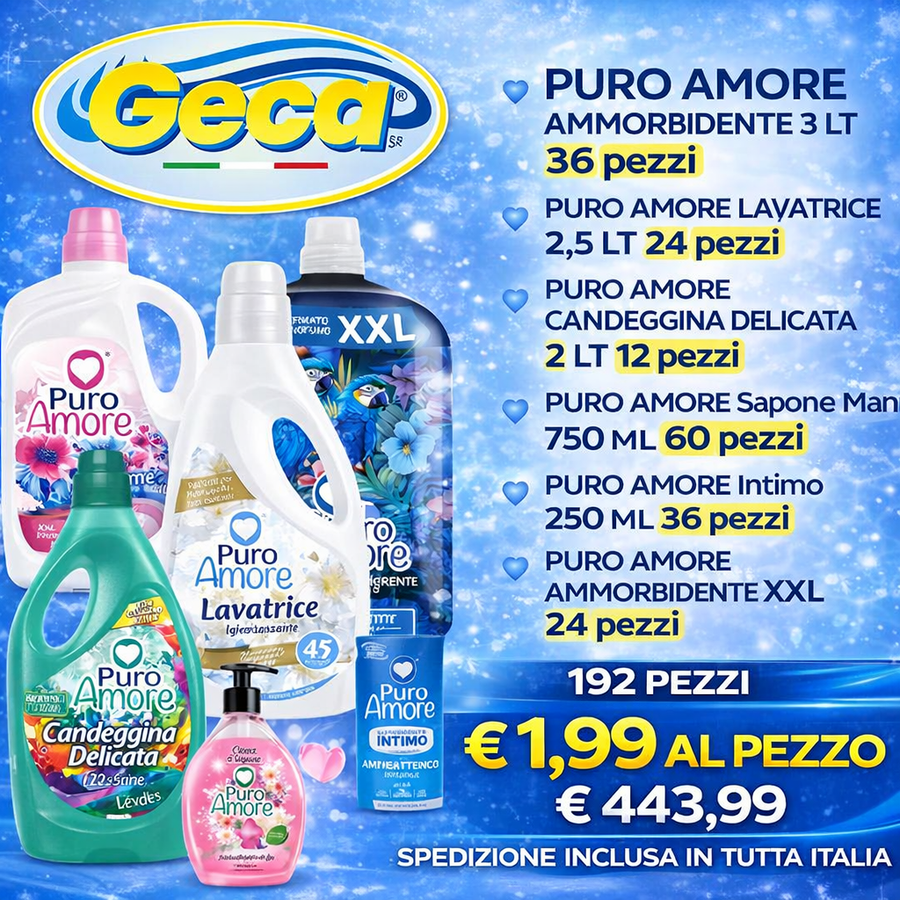 BOX PURO AMORE 192 PEZZI SPEDIZIONE INCLUSA 