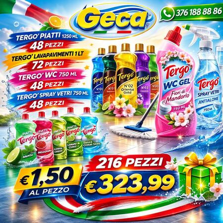 BOX TERGO' 216 PEZZI 