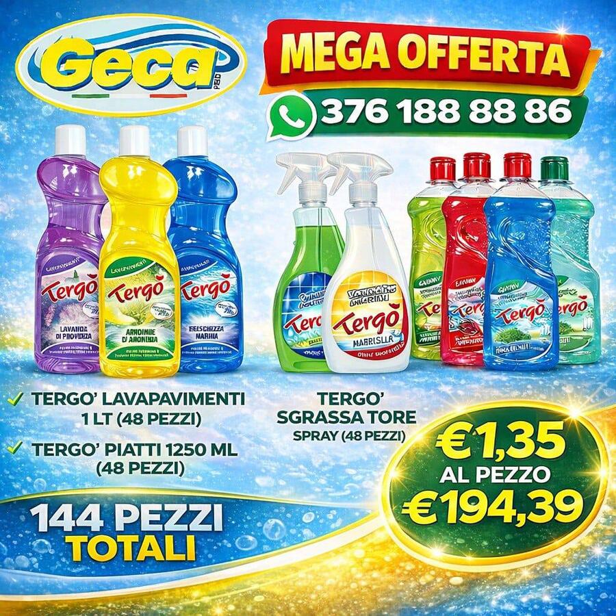 BOX TERGO' 144 PEZZI 