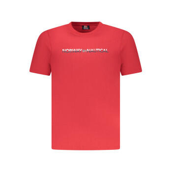 Norway 1963 T-Shirt Maniche Corte Uomo Rossa Stampa Taglia L