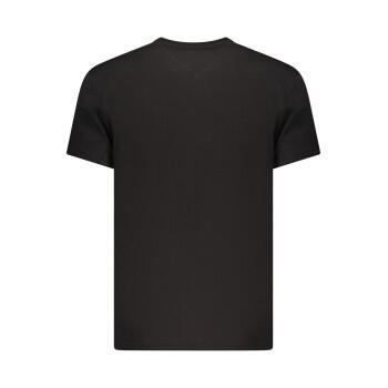 Tommy Hilfiger T-Shirt Maniche Corte Uomo Nera Stampa Logo Taglia M